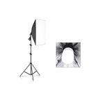 AA Plus Softbox Sabit Işık Seti 50X70 Cm- 50 Watt (500 Watt Çıkış Gücü) Siyah