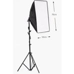 AA Plus Softbox Sabit Işık Seti 50X70 Cm- 50 Watt 500 Watt Çıkış Gücü