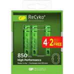 Aaa 850 Mah Şarjlı İnce Kalem Pil 4+2 Li Paket Recyko