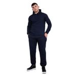 Aarhon® Erkek Kazak Basic Eşofman Erkek Eşofman Üstü ve Alt Takım Polar Takım Bedenler UK S - 2XL, lacivert, S