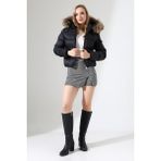 AASK Moncler Kadın Puff Mont - 2XL - Siyah
