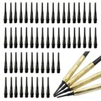 Aatpuss 200 Adet Plastik Dart Uçları, Plastik Dart Uçları, Yumuşak Siyah Dart Uçları, Elektronik Dart Tahtası, Dart Parçaları, Plastik Uçlu Dartlar, Dart Tahtası için Plastik Dart Tahtaları (Siyah)