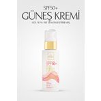 Ab-ı Gül Güneş Kremi SPF50+ 100 ML | Gülsuyu ile Zenginleştirilmiş - Winter & Summer Sun Shield - UVA & UVB