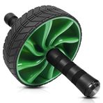 Ab Roller Wheel - AGREJO Ab Karın ve Çekirdek Kuvvet Antrenmanı için Egzersiz Ekipmanları, Ev Spor Salonu Fitness Ekipmanları, Erkekler Kadınlar için Egzersiz Tekerleği (Yeşil)