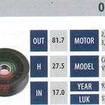 ABA 25300512 Gergi Rulmanı