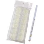 Aba Nails Fosforlu Karanlıkta Parlayan Tırnak Süsleme Pulları 12'li Set + Taş Tutucu Kalem Nail Art - Renkli