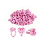 aba nails İpek Kirpik Volume Yapıştırıcı Yüzüğü Nail Art Yüzük 100lü
