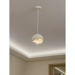 Abacı Shop Beton Görünümlü Avize Modern Dokulu 20 cm - Beyaz