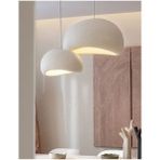 Abacı Shop Beton Görünümlü Avize Seti Sarkıt Avize 20-30 cm Wabi Sabi Pendant Lamb - Beyaz