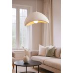 Abacı Shop Wabi Sabi Beton Sarkıt Bone Iskandinav Avize Aydınlatma 30 cm - Beyaz