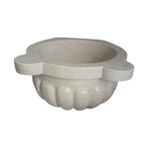 Abahanoğlu Mermer Bej Mermer Kurna, Mermer Kurna, Kurna, Hamam Kurnası, Banyo Kurnası, Lavabo 45X45X25