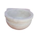Abahanoğlu Mermer Beyaz Kurna, Mermer Kurna, Mermer Hamam Kurnası, Mermer Hamam Kurnası, Hamam Kurnası, Banyo Kurnası 45X45X25