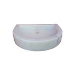 Abahanoğlu Mermer D Lavabo, Mermer Lavabo, Lavabo, Doğaltaş Lavabo, Tezgahüstü Lavabo, Lavabolar 50X40X12 cm
