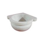 Abahanoğlu Mermer Köşe Kurna, Mermer Kurna, Mermer Hamam Kurnası, Mermer Banyo Kurnası, Hamam Kurnası, Mermer, Kurna, Afyon Mermeri - 45x45x25 cm