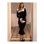 Abalı Yeni sezon triko elbise, Osmaniye model