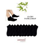 Abani Classic 12 Çift Kısa Patik Erkek Bambu Çorap