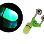 Abaobao set 20 LED Twin Glocken balık yemi Night Sea Angel LED ışık Clip Twin çanlar Ring balık ısırma göstergesi Angel
