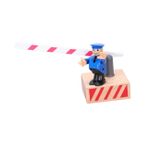 Abaodam 1 Bilgisayar Erken Eğitim Oyuncak ahşap trafik işaretleri erkek çocuklar için oyuncaklar yol Çocuk oyuncakları modeller Kayın korkuluk iki parça takım elbise modeli Bebek Bambu