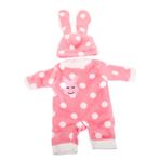 Abaodam 1 Takım Oyuncak Bebek Giysileri Çocuklar Için Uygun Yeniden Doğmuş Bebek Yeniden Doğmuş Yürümeye Başlayan Bebek Güzel Bebek Kostüm Bebek Kıyafeti Kız Bebek Bez Ayarlamak Şirin