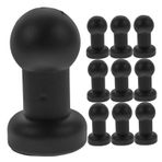 Abaodam 10 Paket Trampolin Direği Köpüğü - Açık Hava Trampolin Gölgelik Kapakları Bağlantı Için Trampolin Uç Kapakları Trampolin Çubukları Için Yedek Parçalar