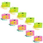 Abaodam 10 Paket Ve Kız Çocukları Kamera I Pvc Eğitici Kamera Ve Kız Çocukları İçin Mini Kamera Şekilli Erken Öğrenme Oyuncağı
