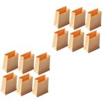 Abaodam 12 Dollhouse Kağıt Torba sarma çanta mini oyuncak modeller ğıt kese dolly house ğıt torbalar yemek oyunu pişirme çantası oyuncak bebek evi sahne modeli