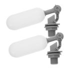 Abaodam 2 Adet Akvaryum Şamandıra Valfi Kapatma Vanası Ayarlanabilir Akış Şamandıra Valfi Otomatik Su Seviyesi Kontrolü Şamandıra Valfi 1/2 Inç Şamandıra Valfi