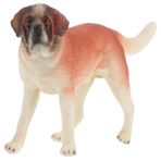 Abaodam 2 Adet aziz bernard köpek modeli Çocuk oyuncakları köpek modelleri köpek heykelcik süs çocuklar için yavru köpek oyuncakları ayakta köpek heykeli modeli köpek zanaat masaüstü