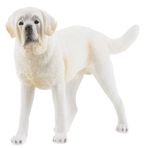 Abaodam 2 Adet aziz bernard oyuncak oyuncaklar gerçekçi köpek heykeli dekoratif köpek heykeli modeli modeller köpek heykelleri köpek süsü mini süslemeler Toplamak köpek yavrusu çocuk beyaz