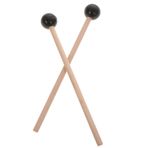Abaodam 2 Adet Eterik Bagetler Çan Tokmakları Marimba Enstrümanı Glockenspiel Tokmakları Gitar Pedalları Müzikal Baget Davul Tokmak Ahşap Aletleri Çocuk Silika Jeli Yetişkin Aksesuarlar
