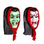 Abaodam 2 Adet Vampir Maskesi Çığlık Vampir Maskesi halloween kostüm cadılar bayramı kostümü ghost maskesi korku süslemeleri Kostüm aksesuarları riskten korunma bez