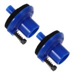 Abaodam 2 Hi-Hat Aksesuarları Çift pedal aksesuarları Cymbal aksesuarları Bateri parçaları Cymbal desteği merhaba şapka standı montajı merhaba şapka zili debriyaj pedi plastik Blue