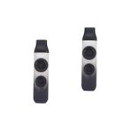 Abaodam 2 Takım Çift Delik Kazoo Performans Kazoo Müzik Severler Için Kazoo Yetişkin Gitar Kız Kazoos Enstrüman Yetişkinler Yüksek Teknoloji Ürünü Plastik Malzeme Kauçuk Blok Narin Çocuk
