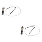 Abaodam 2 Takım Pikap Çubuğu Gitar Uç Pimi Kriko Silindiri Çıkışı Çıkış Fişi Gitar Piezo Pikap Kablosu Gitar Jakı Ve Pikap Kablosu Piezo Gitar Pikap Gitar Alma Kablosu Eq Ekolayzer