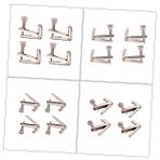 Abaodam 4 Adet Dize boş kasetler keman motosikletler için kılıfları esnek mikrofon çocuklar için kastanyetler tuner ayarlayıcı düzenleyici Metal topaç kızarmak Regülatör b201 Teller