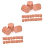 Abaodam 40 Adet mini tuğlalar küçük kil tuğlalar minyatür oyuncak bebek evi modeller süs gerçekçi küçük tuğlalar masa peyzaj tuğlaları masası modeli simülasyon tuğlası bloklar