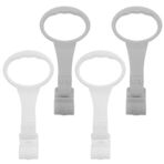 Abaodam 4Pcs Bebek Çekme Halkalar Bebek Yürüyüş Egzersizleri Asistan Bekleme Halkaları Bebek Karyolası Asma Halkaları Bebek Uygulama Aracı