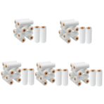 Abaodam 5 Set Rulo Fırçası Boyama Için Sünger Silindirler Tavaları Rulosu Yapıştırma Alçıpan Tamir Takımı Klipsli Bigudiler Makaralı Çerçeve Rulo Tavası Beyaz 10 Adet*5