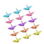 Abaodam 50 Adet kağıt vinç Origami kuşlarla etkileyici dekorasyon Detaylı el işçiliğiyle hazırlanan origami kuşlar mini origami yetişkinler için origami seti origami kiti origami