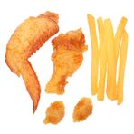 Abaodam 9 Adet Yapay Tavuk Bacağı Ve Patates Kızartması Modelleri - Sahte Gıda Oyuncakları - Gıda Dışı İçerikler - Fotoğrafçılık Aksesuarları Ve Masa Dekoru İçin İdeal