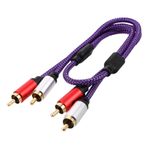 Abaodam Araba Ses Ve Ev Eğlence Sistemleri Ve Hoparlör Bağlantıları Için Rca Stereo Kablolar Yüksek Filelite Sesi