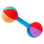 Abaodam Bebek Eğitimi Kapmak Bebek Egzersiz Dambıl Halter Yatıştırıcı Yenidoğan Erken Eğitim Oyuncağı (renkli) Yürümeye Başlayan Çocuk Duyusal Bebek Bez Colorful