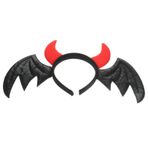 Abaodam Cadılar Bayramı Saç Aksesuarları Yarasa Kafa Bandı Komik Hayvan Kanatları Boynuz Kafa Bandı Saç Aksesuarları cadılar bayramı kostümü cadılar bayramı saç bantları halloween kostüm