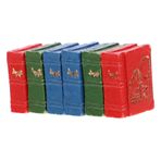 Abaodam Çocuklar Için 6 Adet Minyatür Kitap Süslemeleri - Bebek Evi Dekoru Için Şık Mini Kitap Oyuncakları Gerçekçi Mini Kitap Modeli Mükemmel - Manzara Aksesuarı
