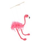 Abaodam Flamingo Kukla Kuklası - Yetişkinler Ve Çocuklar Için Hayvan El Kuklası Peluş Hayvan Tasarım Kuklası Gösteri İçin İpli Kukla Oyuncağı Benzersiz Hayvan Kukla Oyuncağı