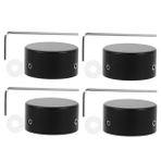 Abaodam Footswitch Topper Gitar Tırnak Kapakları 4'lü Set Paketi ile Metal Gitar Efekt Pedal Kapağı