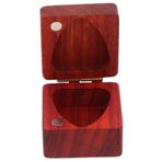 Abaodam Gitar Alır Durumda Mızrap Kutusu Ahşap Gitar Kutusu Gitar Telli Çalgı Mızrap Gitar Alır Depolama Için Konteyner Gitar Parçaları Aksesuar
