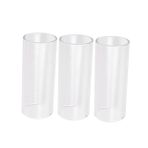 Abaodam Guitar Slide 3pc Cam Gitar Slideları Standart Boyut Pürüzsüz Performans İçin Isıl İşlem Görmüştür