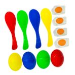 Abaodam Kaşık Yarışı Oyunu Oyuncakları Çocuklar İçin Plastik Denge Kaşığı Oyuncakları Parti Oyunları Açık Hava Oyunları