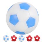 Abaodam Langırt Topu 6 Adet Langırt Masası Yedek Topları Masa Üstü Oyun Topu Mini Masa Futbol Topları Langırt Aksesuarı 32Mm Kırmızı Mavi